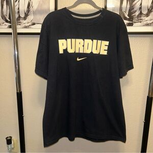 Nike Black Crewneck  Purdue Shirt
